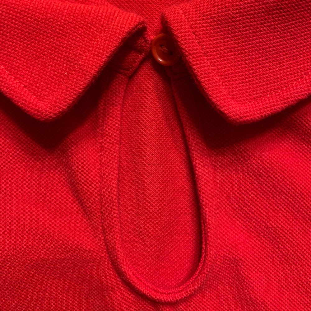 Modcloth Red Keyhole Collared Shirt - Picture 3 of 4